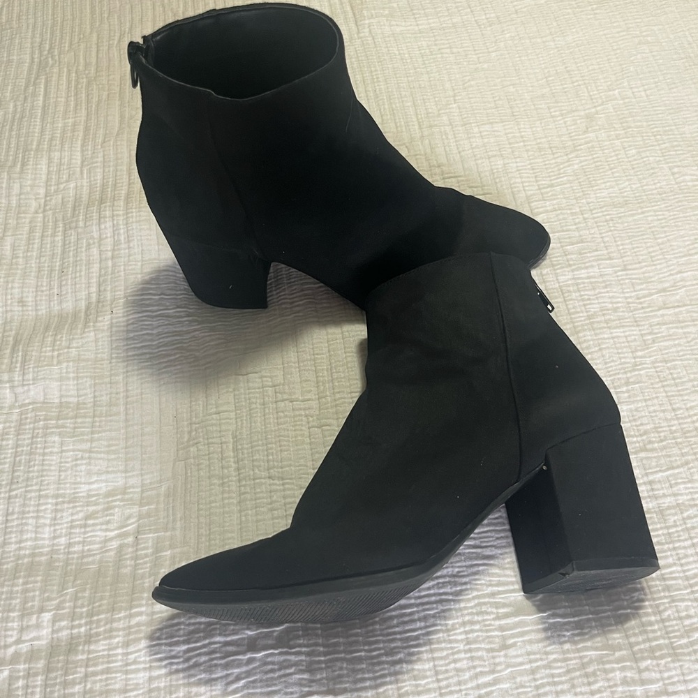 Black Suede Boots